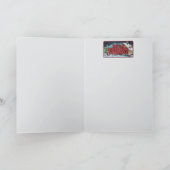 kerstgeschreeuw kaart (Binnen)