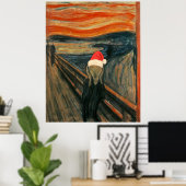 kerstgeschreeuw poster (Thuiskantoor)