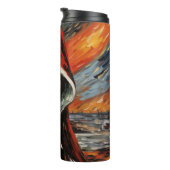 kerstgeschreeuw thermosbeker (Geroteerd rechts)