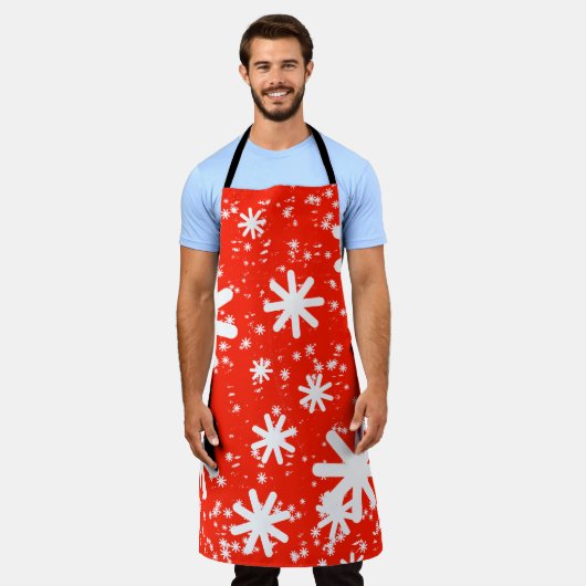 kerstgeschut schort (Gedragen)