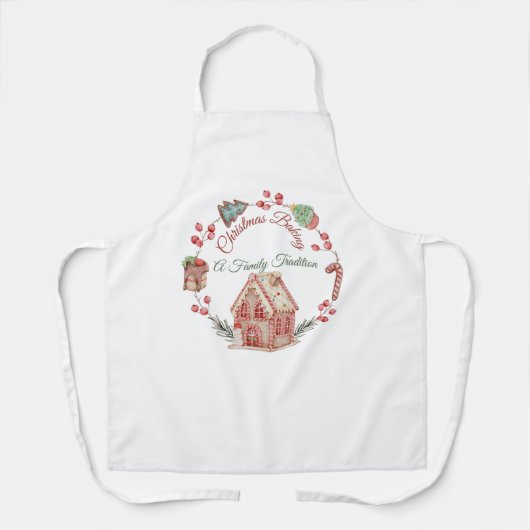 Kerstgeschut Schort (Voorkant)