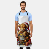 Kerstgeschut Schort (Gedragen)