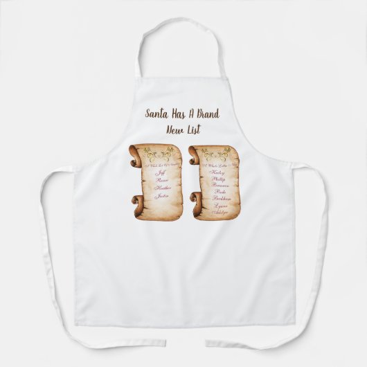 Kerstgeschut Schort (Voorkant)