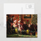 Kerstgesprek Feestdagenkaart (Voorkant / Achterkant)