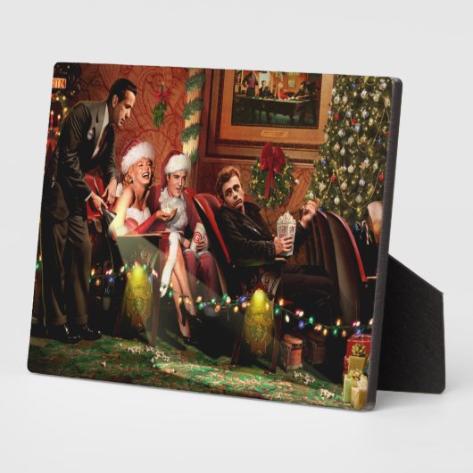 Kerstgesprek Fotoplaat (Zijkant)