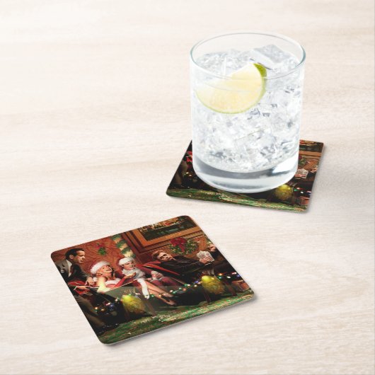 Kerstgesprek Kartonnen Onderzetters (Insitu)