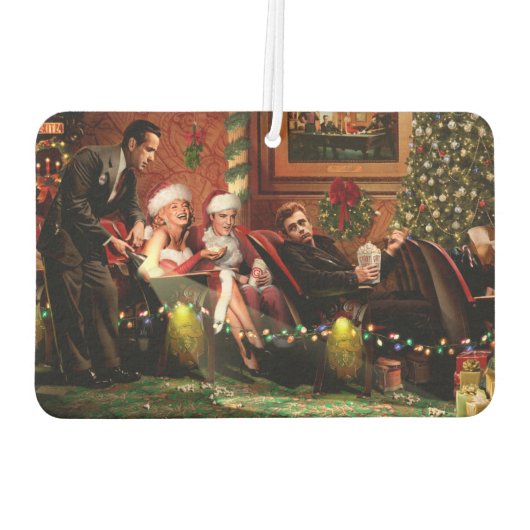 Kerstgesprek Luchtverfrisser (Achterkant)