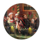 Kerstgesprek Snijplank (Voorkant)