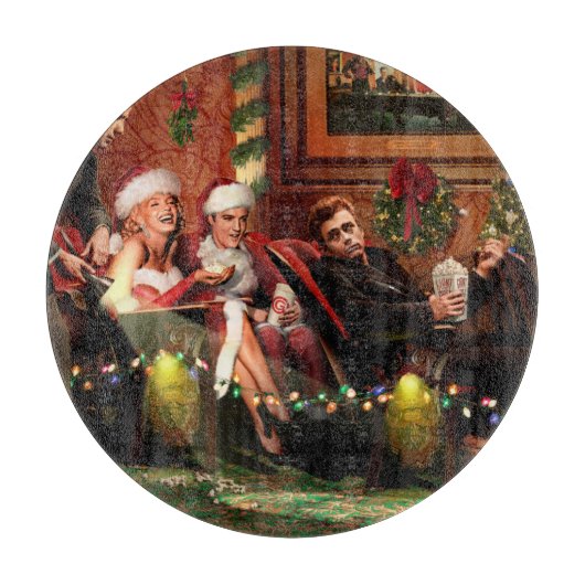 Kerstgesprek Snijplank (Voorkant)