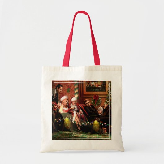 Kerstgesprek Tote Bag (Voorkant)