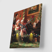 Kerstgesprek Vierkante Klok (Hoek)