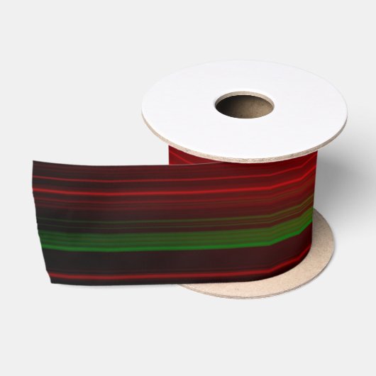 Kerstgestreept design satijnen lint (Spoel)
