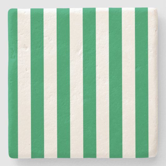 Kerstgestreept onderzetter (Voorkant)