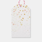 Kerstgeuren Natuurlijke Elementen Gift Tag Cadeaulabel (Achterkant)