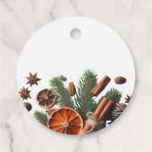 Kerstgeuren Simmerpot Bedankjes Labels (Achterkant)