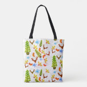 Kerstgevarenfeestseizoen Tote Bag (Achterkant)
