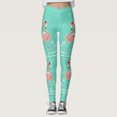 Kerstgevechten leggings (Voorkant)
