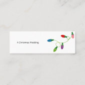 Kerstgevechtsweddenschap Website RSVP Mini Visitekaartje (Achterkant)