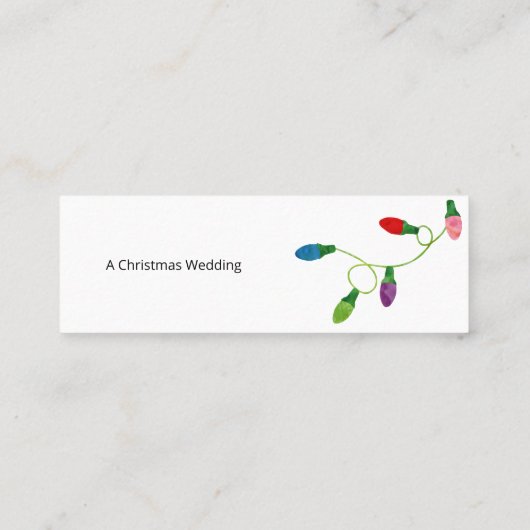 Kerstgevechtsweddenschap Website RSVP Mini Visitekaartje (Achterkant)