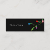 Kerstgevechtsweddenschap Website RSVP Mini Visitekaartje (Achterkant)