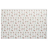 Kerstgevel Titmouse Winter Bird Pattern Stof (Fat Quarter)