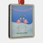 Kerstgeveljargon en -verlichting - Warm Wishes Metalen Ornament (Rechts)