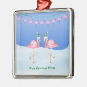 Kerstgeveljargon en -verlichting - Warm Wishes Metalen Ornament (Links)