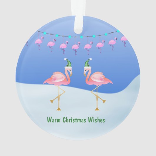 Kerstgeveljargon en -verlichting - Warm Wishes Ornament (achterkant)
