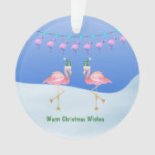 Kerstgeveljargon en -verlichting - Warm Wishes Ornament (voorkant)