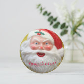  kerstgezicht kaart (Staand voorkant)