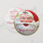  kerstgezicht kaart (Voorkant / Achterkant)