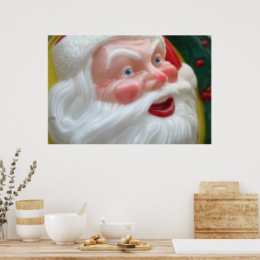  kerstgezicht poster (Keuken)