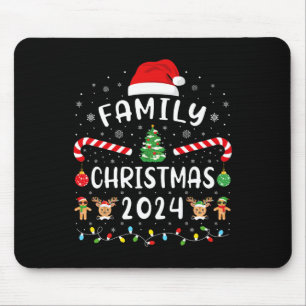 Kerstgezin 2024 Elf Squad Santa Xmas Vakantie Muismat