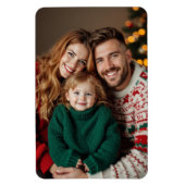 Kerstgezin Foto 4 x 6 Wij drieën Magneet (Verticaal)