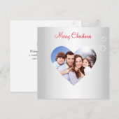 Kerstgezin Foto van Silver (Voorkant / Achterkant)