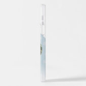 Kerstgezin Fotocollage Monogrammed iPhone Hoesje (Linkerkant)