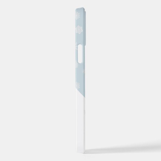 Kerstgezin Fotocollage Monogrammed iPhone Hoesje (Rechterkant)