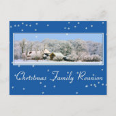 kerstgezinshereniging feestdagenkaart (Voorkant)