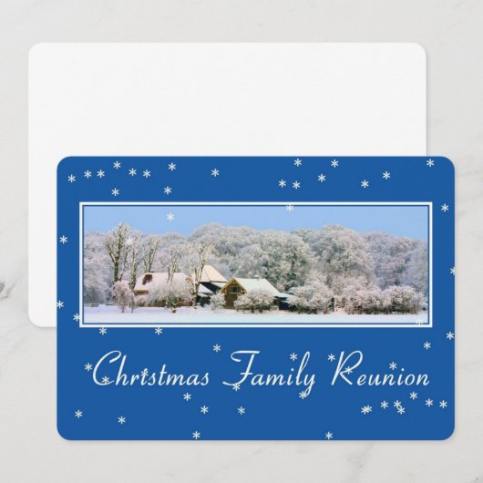 kerstgezinshereniging kaart (Voorkant / Achterkant)