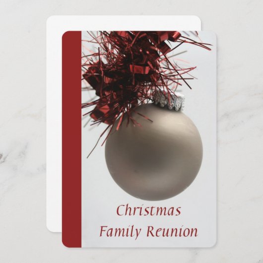 kerstgezinshereniging kaart (Voorkant / Achterkant)