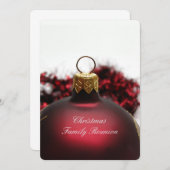 kerstgezinshereniging kaart (Voorkant / Achterkant)