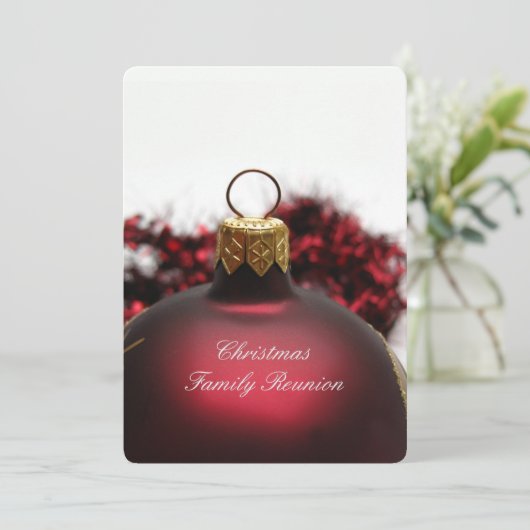 kerstgezinshereniging kaart (Staand voorkant)