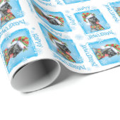 Kerstgigant Schnauzer Cadeaupapier (Rol Hoek)