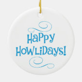 Kerstgigant Schnauzer Keramisch Ornament (Achterkant)