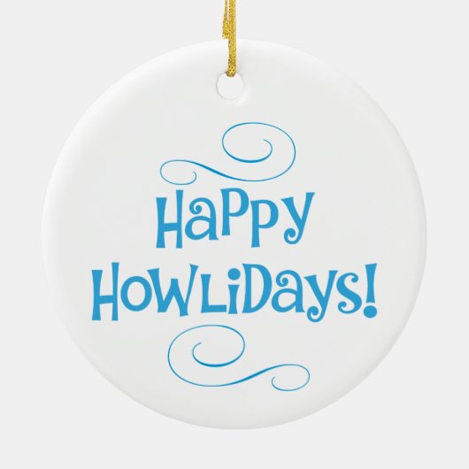 Kerstgigant Schnauzer Keramisch Ornament (Achterkant)