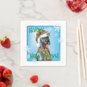 Kerstgigant Schnauzer Servet (Insitu)