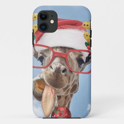 kerstgiraf Case-Mate iPhone case (Achterkant)