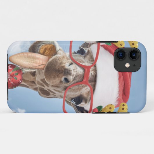 kerstgiraf Case-Mate iPhone case (Achterkant (horizontaal))