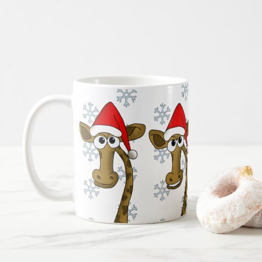 kerstgiraf koffiemok (Met donut)