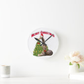 kerstGiraffe Ronde Klok (Huis)